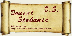 Daniel Stokanić vizit kartica